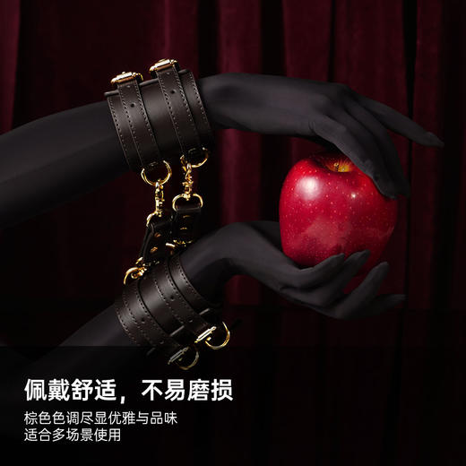 纵锦浪里牛皮手铐脚铐SM真皮捆绑脚镣束缚 商品图2