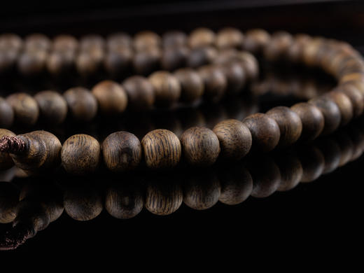 XY0051天然沉香108佛珠多圈手链7.8mm 商品图5