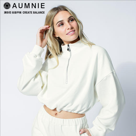 短款半开襟拉链卫衣 商品图10