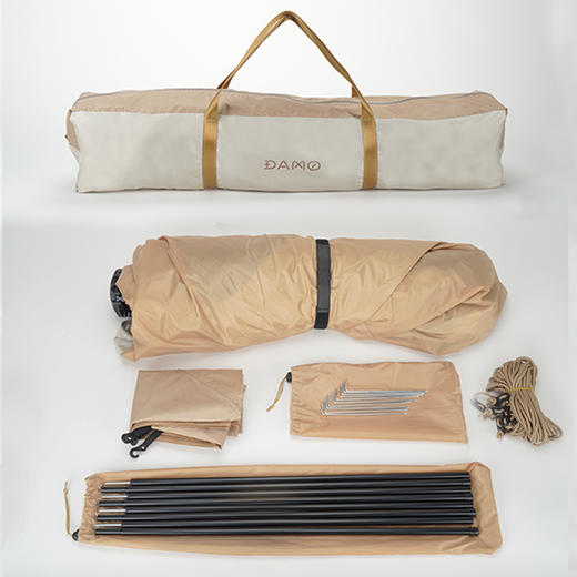 【瞬开速收 银胶UPF50+ 四面附纱】大迈 宇航员门厅自动帐篷 商品图9