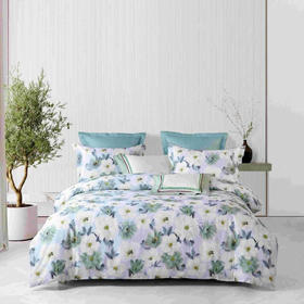 【分仓直发包邮】梦洁纯棉印花四件套—萱花