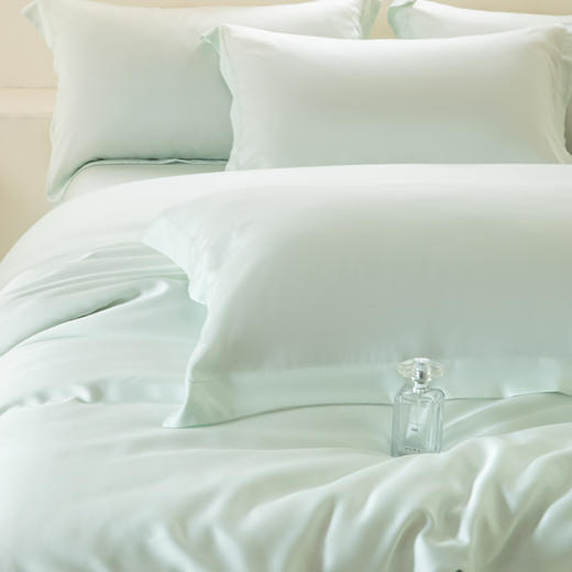 【品牌直发】加倍生活 兰精天丝棉纯色四件套 柔软顺滑 现代典雅 轻奢质感  吸湿透气 床单床笠可选 商品图7