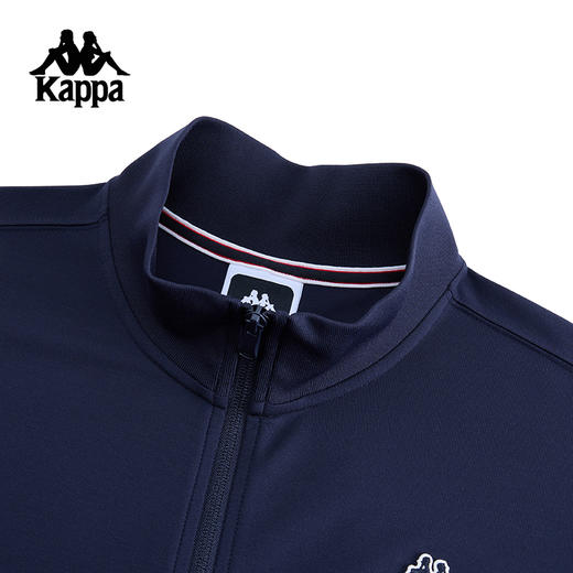 Kappa卡帕背靠背复古运动服2025新款凉感休闲开衫卫衣男针织外套K0F32WK22 商品图1