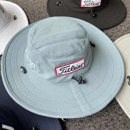 正品Titleist男女同款高尔夫大帽沿，大圆顶遮阳帽，均码！可以调节大小！防晒 遮阳 无敌防晒 可以任意调节
五个色。 商品图2