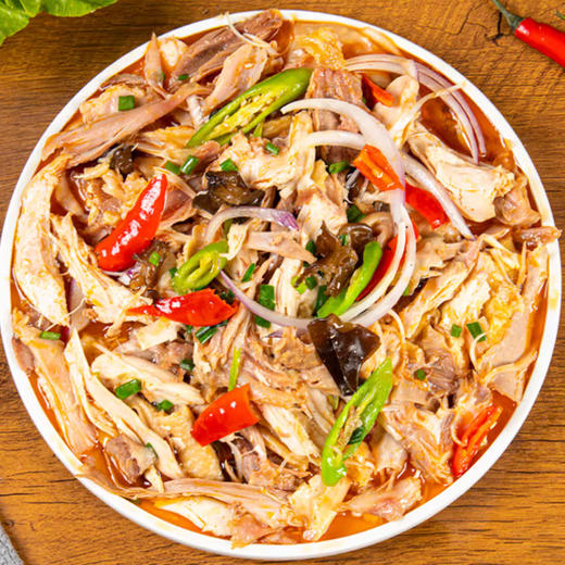 椒口赞·真空新疆椒麻鸡 （半只）1090g/袋  辣味纯正 麻味绵长 汤汁鲜美 商品图1