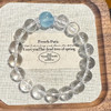 【平衡能量好运】赵露思同款 海蓝宝白水晶手串女 有证书！ 轻奢小众高级感送女友情人节礼物 商品缩略图7