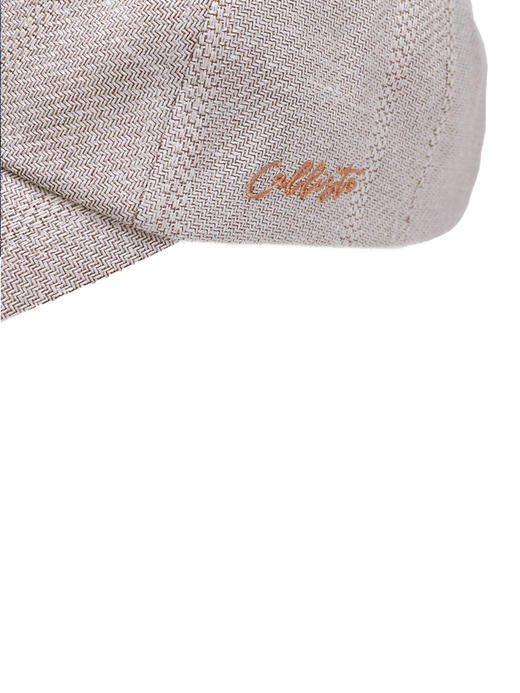 callisto米色亚麻混纺帽子 商品图3