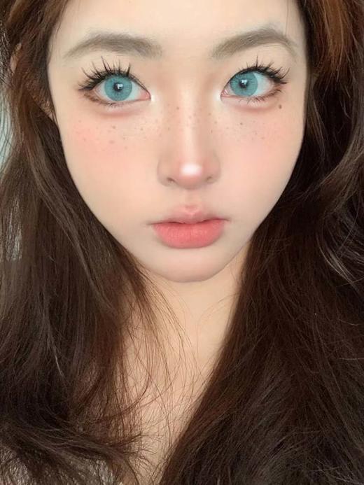 summerbaby 月抛美瞳 印度蓝 直径14.5mm着色13.8mm 商品图9