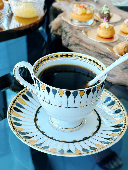 👑超高性价比【RoyalMore皇家摩尔英伦风尚咖啡杯碟套装】多道工序烧制，环保骨瓷，高温釉彩+手工描金，高定顶奢品质❗️分分钟Get皇室下午茶~ 商品图3