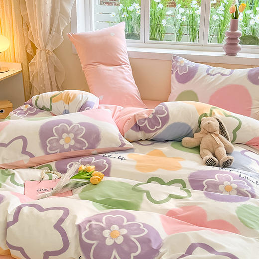 全棉印花系列单被套 耐磨耐用透气印花纯棉被套 商品图2
