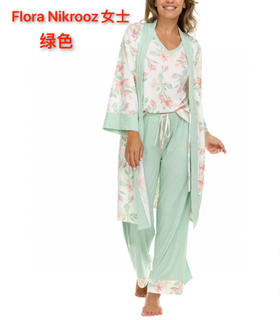 好仙～❤️Flora Nikrooz女士居家服好飘逸啊📣这套太有型了！直邮特价270元🉐女士舒适背心➕飘逸开衫➕高腰阔腿裤🔥
