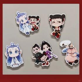 【爆款！哪吒冰箱贴】哪吒2魔童闹海周边冰箱贴年货节亚克力冰箱贴敖丙新春家居装饰，多场景适用。ry