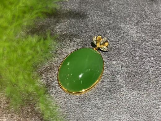 【御珠宫坊】金镶碧玉吊坠 商品图5