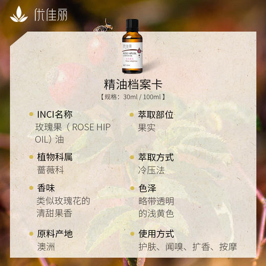 玫瑰果油基础油30ml/100ml 商品图3