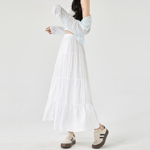 25s 春夏 桃花褶半身裙の 高腰收腹 遮肉显瘦 修饰腿型 带内衬防透肉 时髦百搭不挑人 商品图8