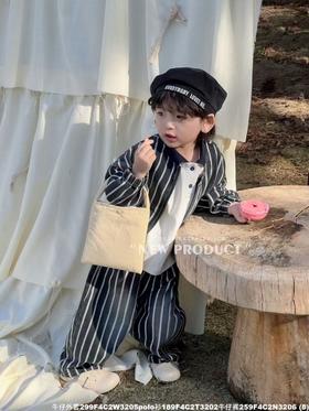 瑕疵【小资范】3202 100%棉藏青拼色POLO衫-喜出