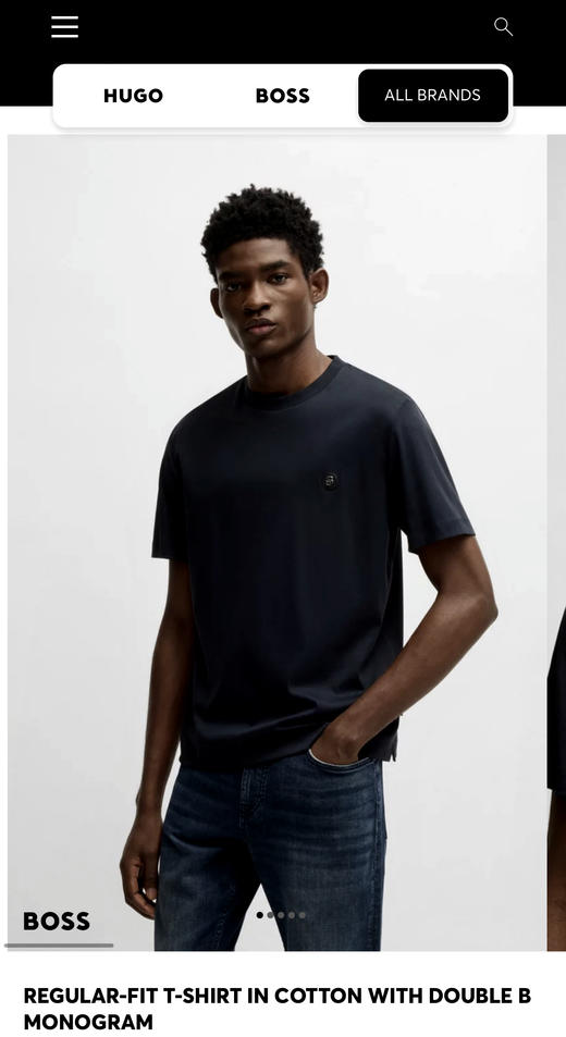 H.B 320g高密进口pima棉 圆领短袖T恤 TX394 商品图0