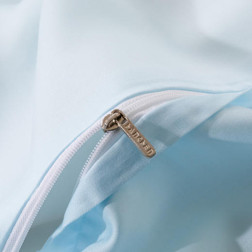 加倍生活 兰精天丝棉纯色四件套 柔软顺滑  吸湿透气 床单床笠可选   48小时发货 商品图2