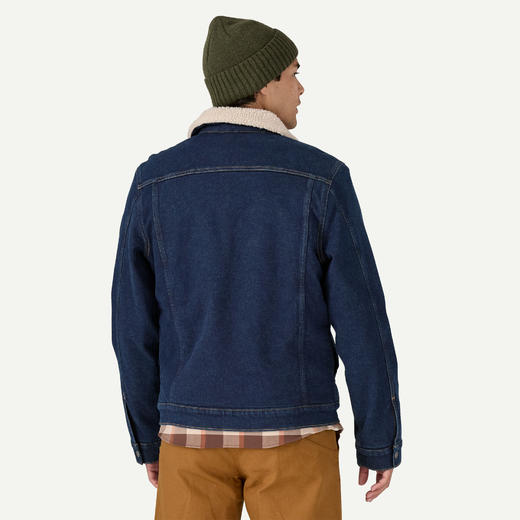 好折！Patagonia巴塔哥尼亚 男士羊羔毛领绒面牛仔夹克 商品图1