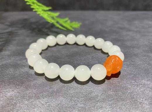 【御珠宫坊】羊脂白玉手串 商品图2