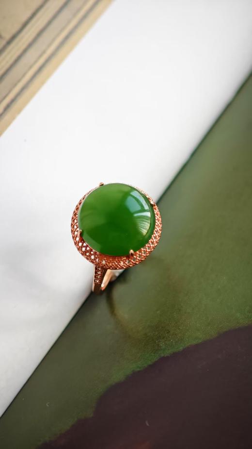 难哄集·和田和南红银戒指【嘉石597】 商品图3