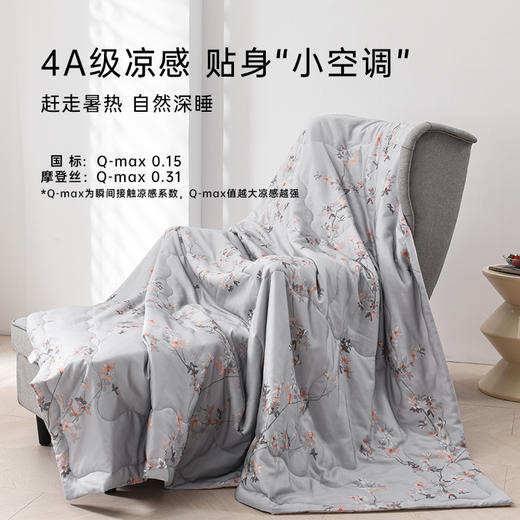 雅芳婷60支摩登丝可水洗夏薄被夏季透气空调被丝滑凉感夏凉被被子 商品图2