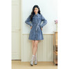 【严选】诗凡黎廓形牛仔连衣裙2025春新款翻领气质收腰复古显瘦中长裙7G3190541 商品缩略图1