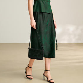 TANGY Collection/2025天意精品夏季新品中国风女士莨绸半裙