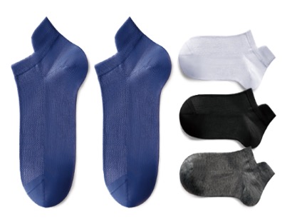 男士呼吸短袜（1双）