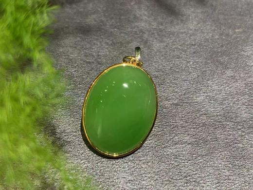 【御珠宫坊】金镶碧玉吊坠 商品图2