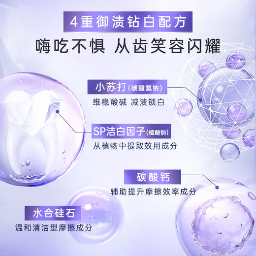 NVR上扬小苏打亮白牙膏 清新口气清洁家庭牙膏 海盐薄荷200g 商品图1