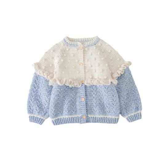 苏苏姐家奶芙开衫手工diy编织钩针毛线团自制外套材料包 商品图4