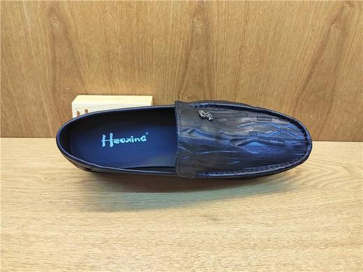 豪行春季新款12153016纯皮商务休闲男鞋豆豆皮鞋单鞋 商品图1