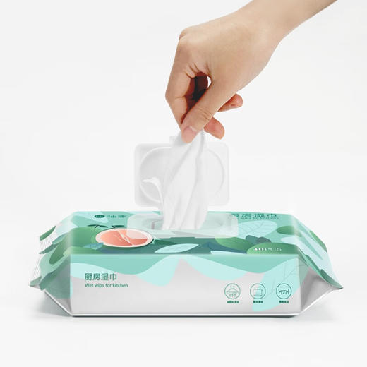【分仓直发包邮】柚家厨房湿巾40片*4包 商品图2