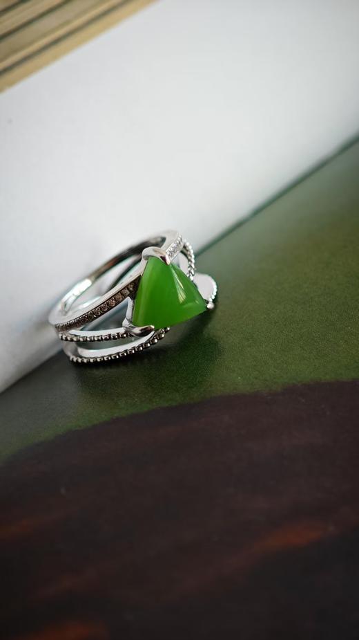 难哄集·和田和南红银戒指【嘉石597】 商品图7