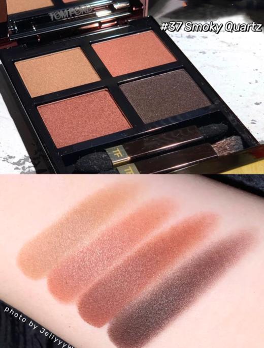 【品牌授权】TOM FORD/汤姆福特 TF四色眼影盘 #30孤傲玫瑰盘10g  #01GOLDEN MINK暖橘大地色 商品图13