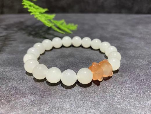 【御珠宫坊】羊脂白玉手串 商品图2