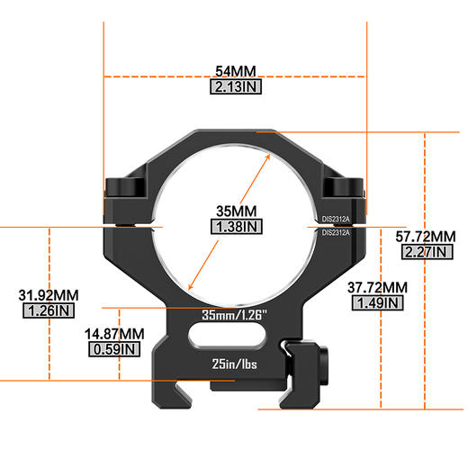 发现者双钉35管径1.26英寸6061分体中宽高精度夹具 商品图1