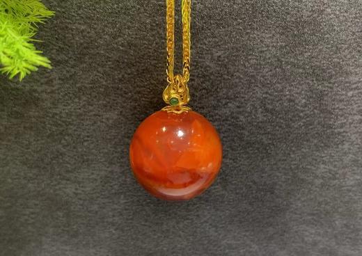 【御珠宫坊】金镶南红转运珠 商品图1