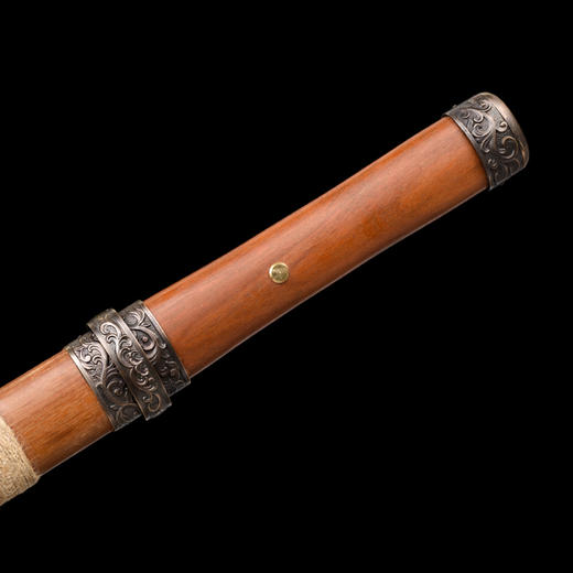 木兰唐刀 花纹钢 唐横刀剑 龙泉沈广隆一体刀剑传统刀剑 未开刃 商品图4