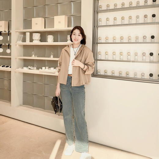 火桐hooton 露珠系列 丝羊毛精纺连帽短外套ZB7020 商品图5