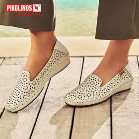 【Pikolinos 】  B3F | 派高雁春季擦色牛皮浅口圆头套脚纯色单鞋PS251131