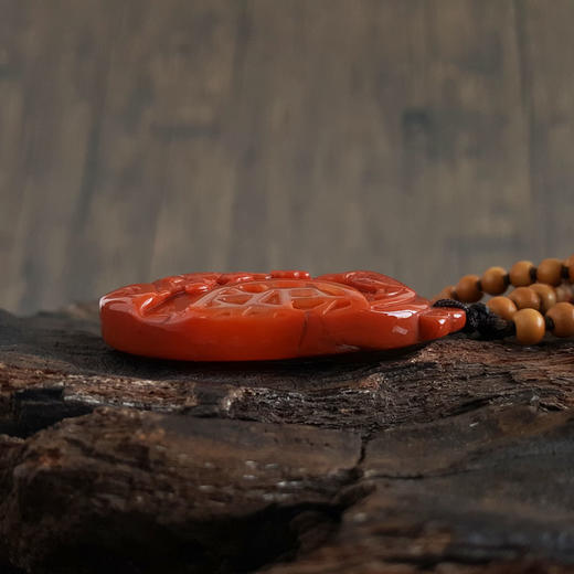 【天然正品】天然雕喜鹊报喜（吉祥、喜庆）南红玛瑙吊坠050325XY18 现售价：980 特价 商品图6