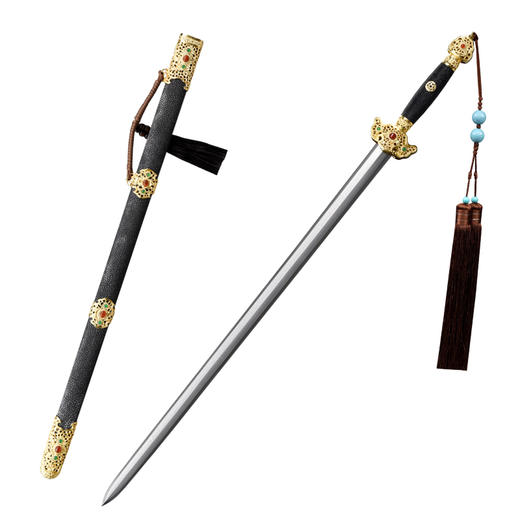 大明七星剑 入门款 清式宝剑  龙泉沈广隆宝剑 传统宝剑 未开刃 商品图5