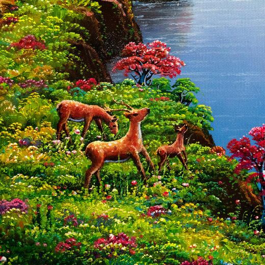 过道画/朝山画  金泉映山图 商品图5