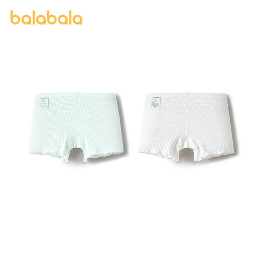 巴拉巴拉女童安全裤平角宝宝内裤防走光儿童短裤四角裤大童两条装 商品图2