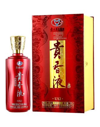 【清仓秒杀】2014年 习酒贵香液u12 浓香型白酒 52度 500ml单瓶 500ml*6整箱 商品图0