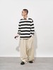 FMACM/POLO2501/提花拼缝 条纹POLO长袖 商品缩略图1