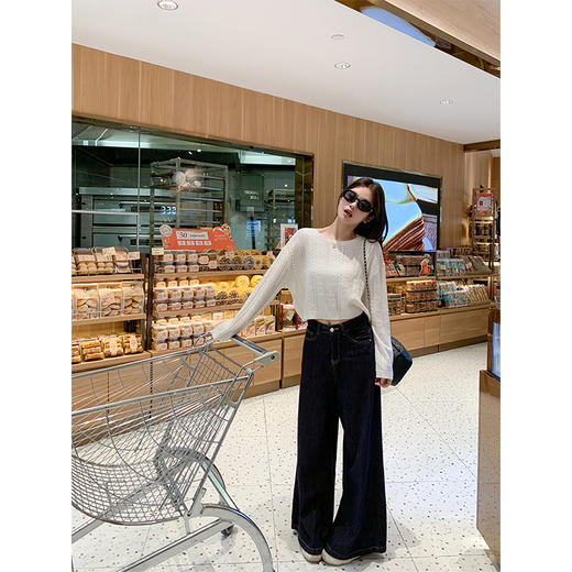 【169元任选2件】最后一波现货！2色圆领套头针织衫 商品图4