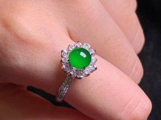 蛋面翡翠戒指 商品图2